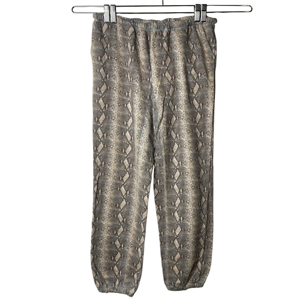 Generation Love Snakeskin Print Joggers Sweatpants